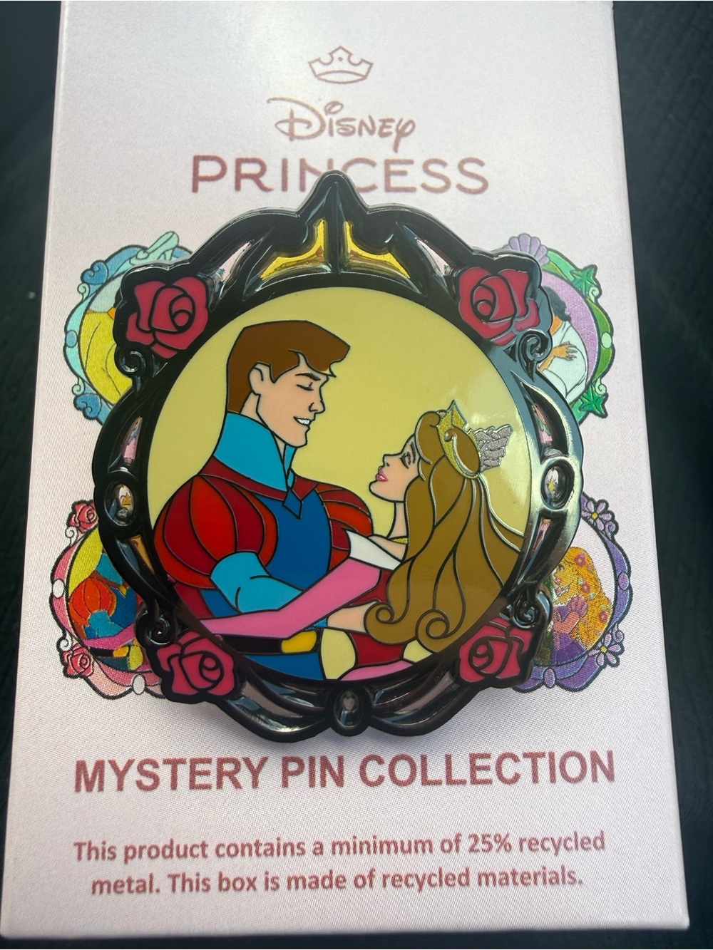 Hot topic Disney couples portrait pin Aurora sleeping beauty
